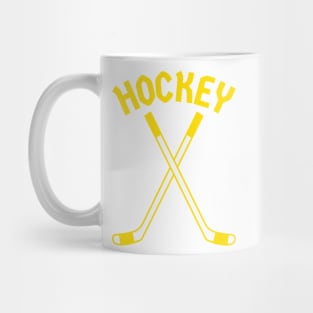 HOCKEY CROSSED STICKS LOGO Mug